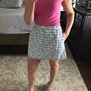 Lilly Pulitzer Oh Buoy Briar elastic waist skirt M
